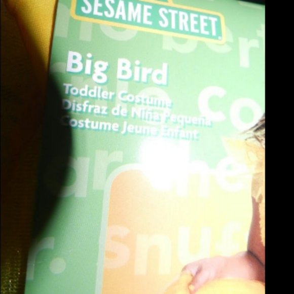 SESAME STREET "BIG BIRD" FRILLY  ADORED GIRLS SIZE 2T COMPLETE COSTUME SET NWT! - Picture 8 of 12